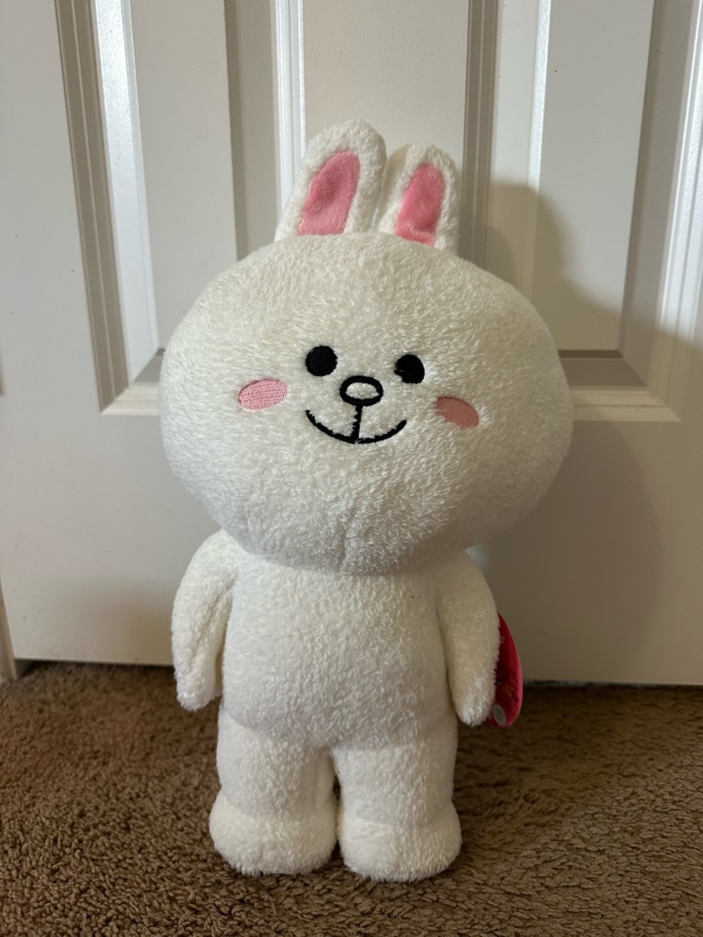 Gund Line Friends White Cony Bunny Standing Plush Stuffed Animal 16" New Tags